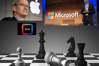 Apple has made the first move, but the checkmate could be given by Microsoft.