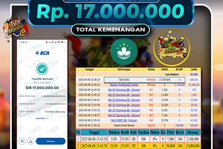 Bukti Kemenangan Togel Toto Macau 5D Rp17.000.000,- Lunas!