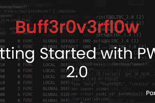 Getting Started with PWN 2.0