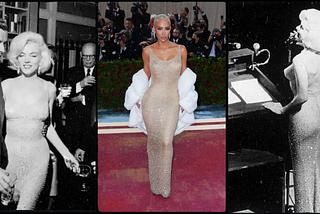 Kim Kardashian and Marilyn Monroe’s Dress