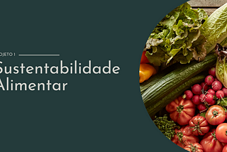 Capa Sustentabiliadde Alimentar