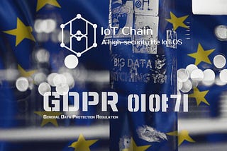 IoT Chain (ITC) and the new upcoming EU General Data Protection Regulation (GDPR)