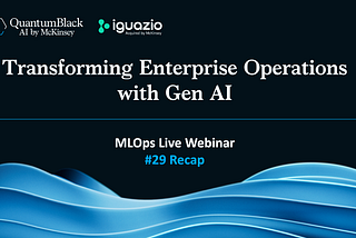 Transforming enterprise operations with generative AI