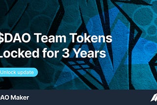 Long-term Staking Vision, Team Tokens Locked for 3 years in 
VY