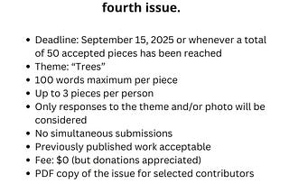 Submissions to ‘The Haiku Shack Magazine: Issue 4’ are now open