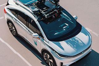 Car with cameras for teleoperation purposes