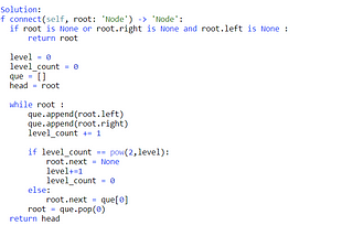 LeetCode No.116 Populating Next Right Pointers in Each Node