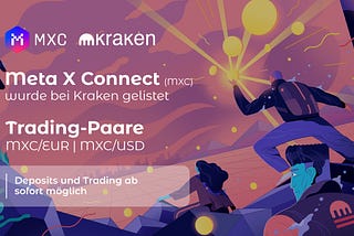 MXC ist jetzt auf Kraken gelistet