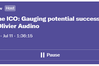 TL:DL: Inside the ICO: Gauging Potential Success –KIS Ep1 With Olivier Audino