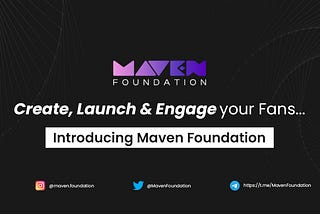 Maven Foundation : Social Token