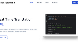 TranslatePlus.io — Your Affordable and Dependable Multilingual Solution