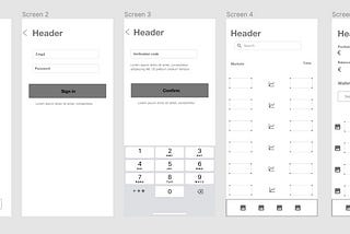 Wireframes and User Flow