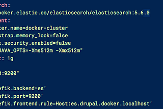 Connecting Drupal 8 and Elasticsearch when using docker4drupal