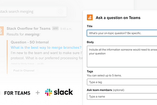 Modernizing the Stack Overflow for Teams app for Slack