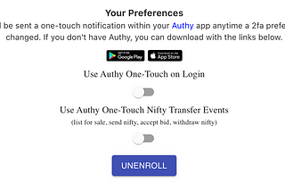 Announcing one touch 2fa on Nifty Gateway