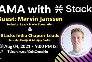 Stacks India conducts AMA with Coin Crunch India, discusses Smart Contracts being built on Bitcoin