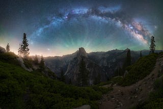Capturing the Milky Way over Yosemite National Park 2018
