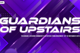 Upstairs’ Community Guardian Event