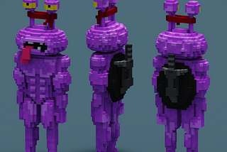 A sneak peek of our Voxel Man-Snails