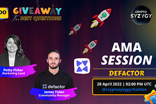 CRYPTO SYZYGY : AMA Session With Defactor