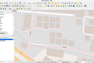 การแสดงระยะความยาวขณะที่ระหว่างเรากำลังดิจิไทซ์ข้อมูล GIS ผ่านโปรแกรม QGIS