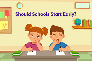 3 Reasons School Should Not Start Early