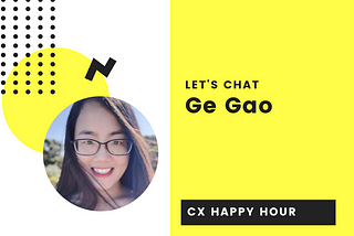 Cheers, Ge Gao!