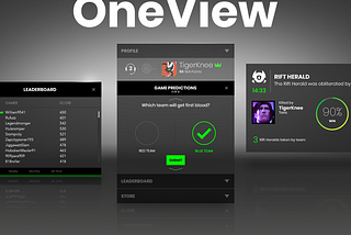 Esports One Announces OneView — THE League of Legends Twitch Extension