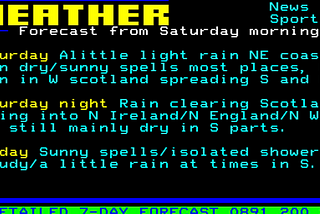 Teletext: When Less was More