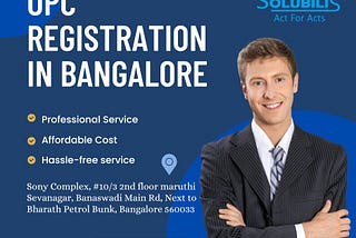 OPC Registration in Bangalore | Online OPC registration consultants — Solubilis
