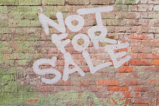 BEWARE! NOT FOR SALE