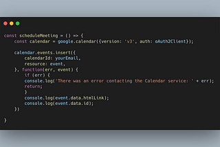 How to use Google Calendar APIs with NodeJs with Oauth 2.0 🎉