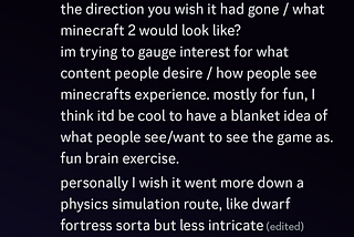 Original prompt by ceresleepy on the Modding Legacy Discord server.