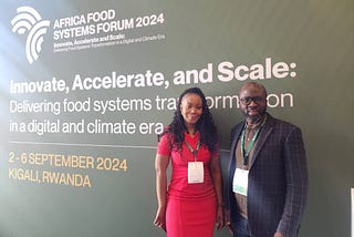 Afia and Rowlands at Africa Food Systems Forum 2024