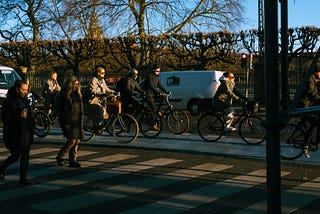 Touristen auf Rädern — In Kopenhagen