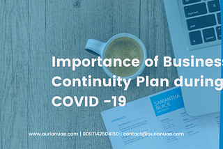 Importance of having a Business Continuity Plan During COVID-19