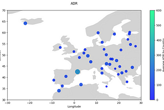 Geographical Revenue Analysis with GeoPandas and SQL: Analysing Hotel ADR