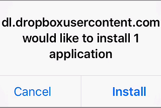 Wireless Ad-hoc iOS Application Deployment on Dropbox