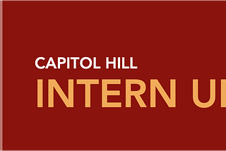 Capitol Hill Intern Update (November 30, 2020)