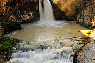 Morning Sunlight, White River Falls, Oregon