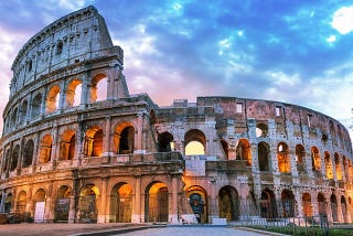 stock photo of the Roman Coloseum