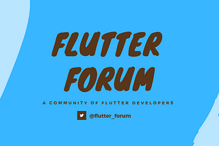 Announcing Flutter Forum