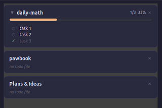 A Tool made in 1 hour for tracking the progress of my projects