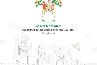 Saluting the Spirit of Freedom with Acowale! 🇮🇳