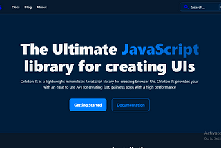 Meet Orbiton JS: The Ultimate JavaScript Library for Building UIs