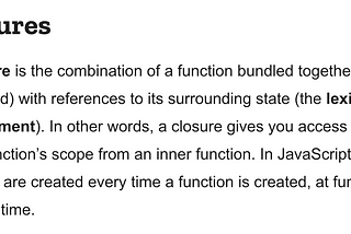 Simple examples about Closure in JavaScript and Ruby