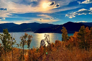 Palisades Reservoir in Idaho