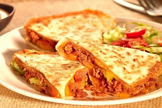 “Cheeseburger” Quesadillas — Quick Bread