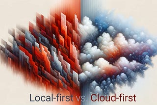 Local-first vs. Cloud-first