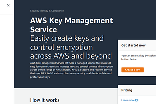 Sensitive Information cipher and decipher Using AWS Cloud KMS service